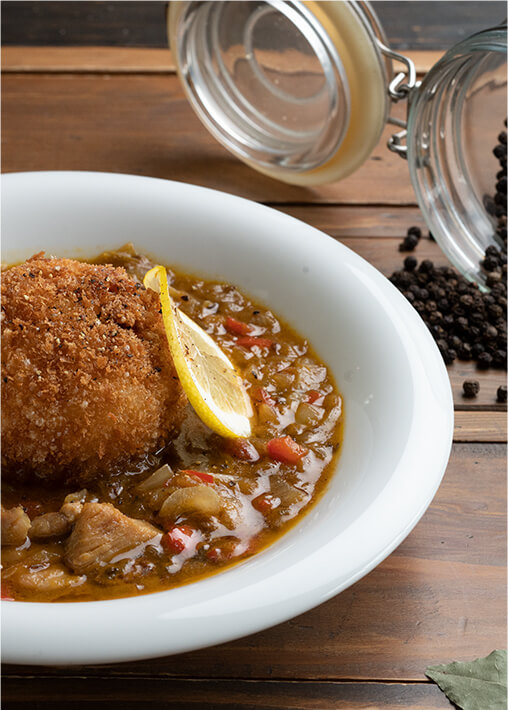 ライスコロッケカレーの写真